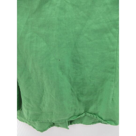 LL Bean Top Large Linen Shirt Button Up Woven Summer Resortwear * - Picture 8 of 12